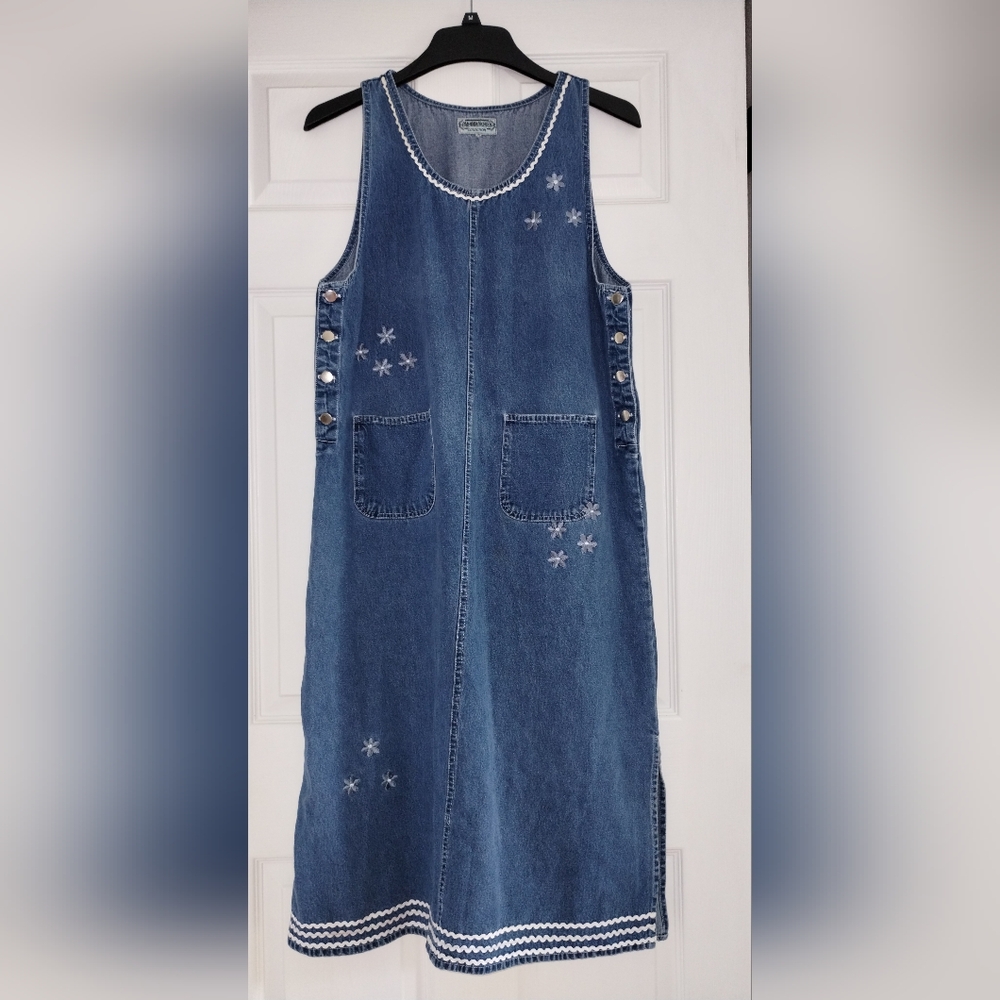Vintage Amilano Collection Blue Denim Dress